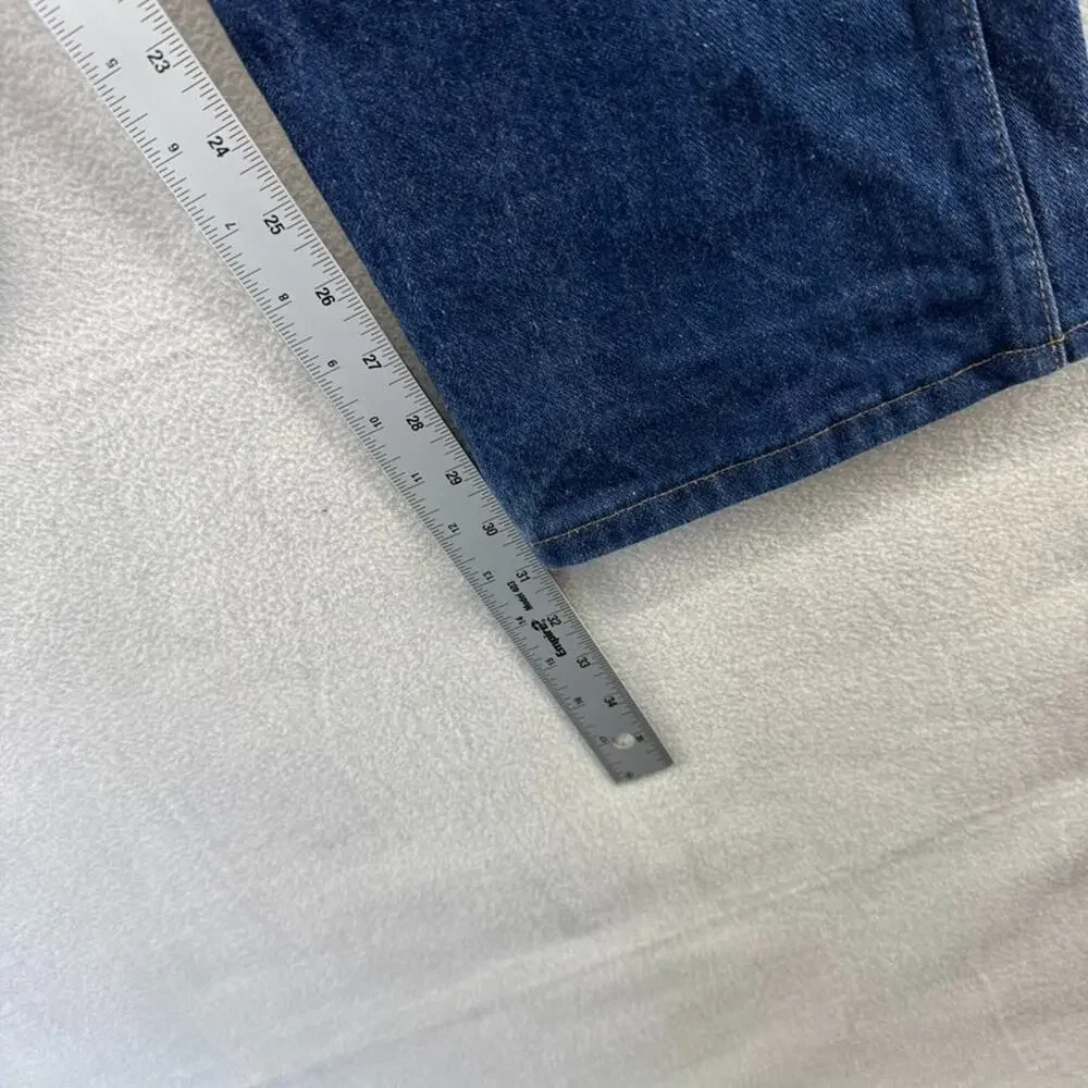 Vintage Wrangler Jeans Men's 34x32 Fits 33x31 Blue 936 USA Made Cowboy Whisker